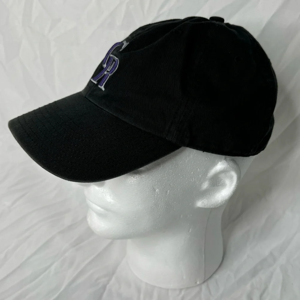 Colorado Rockies Dad Hat MLB Baseball Cap Fitted Size Medium by Twins Enterprise